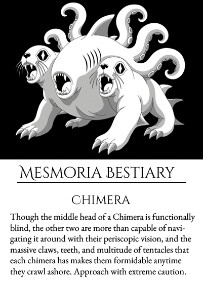 Starshell Romantasy Bestiary Art Chimera