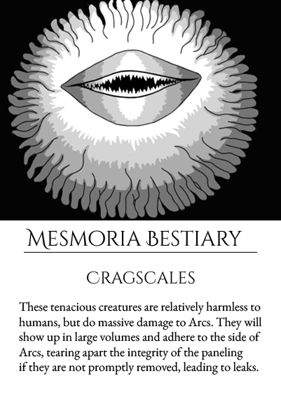 Starshell Romantasy Bestiary Art Cragscales