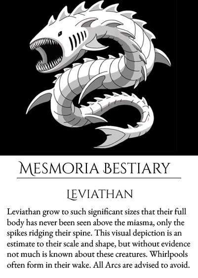 Starshell Romantasy Bestiary Art Leviathan